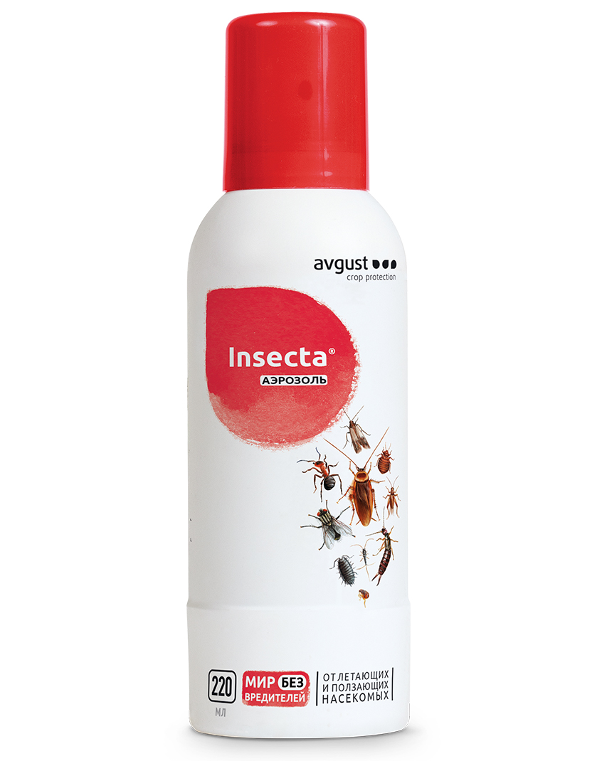 Insecta® аэрозоль – купить препарат от тараканов Insecta® аэрозоль оптом по  цене производителя «АВГУСТ»